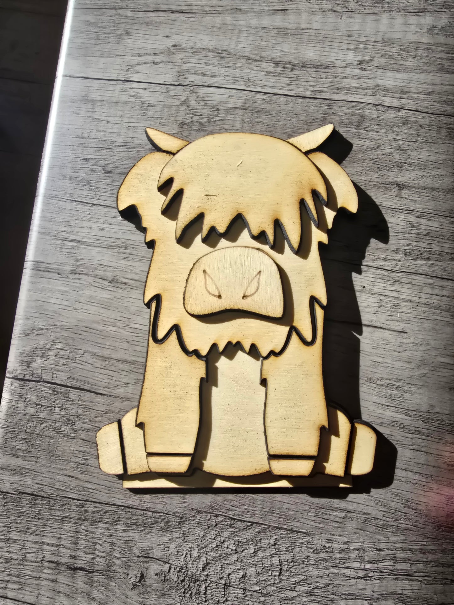 Highland Cow Self Sitter base