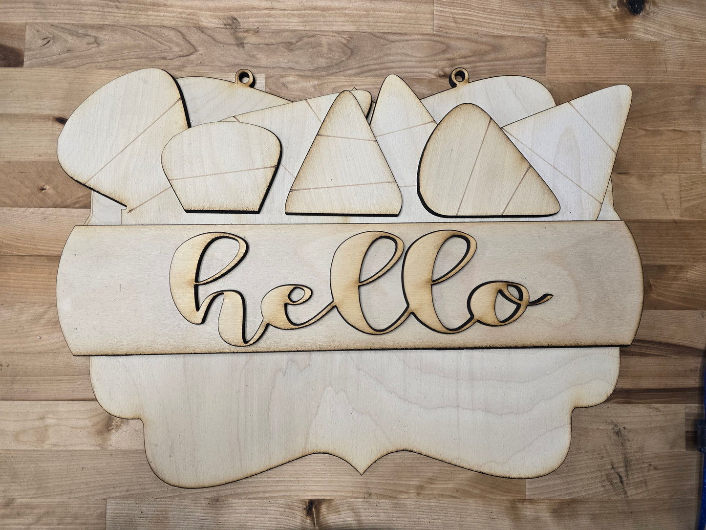 Candy Corn Insert (for Scalloped Interchangeable Sign)