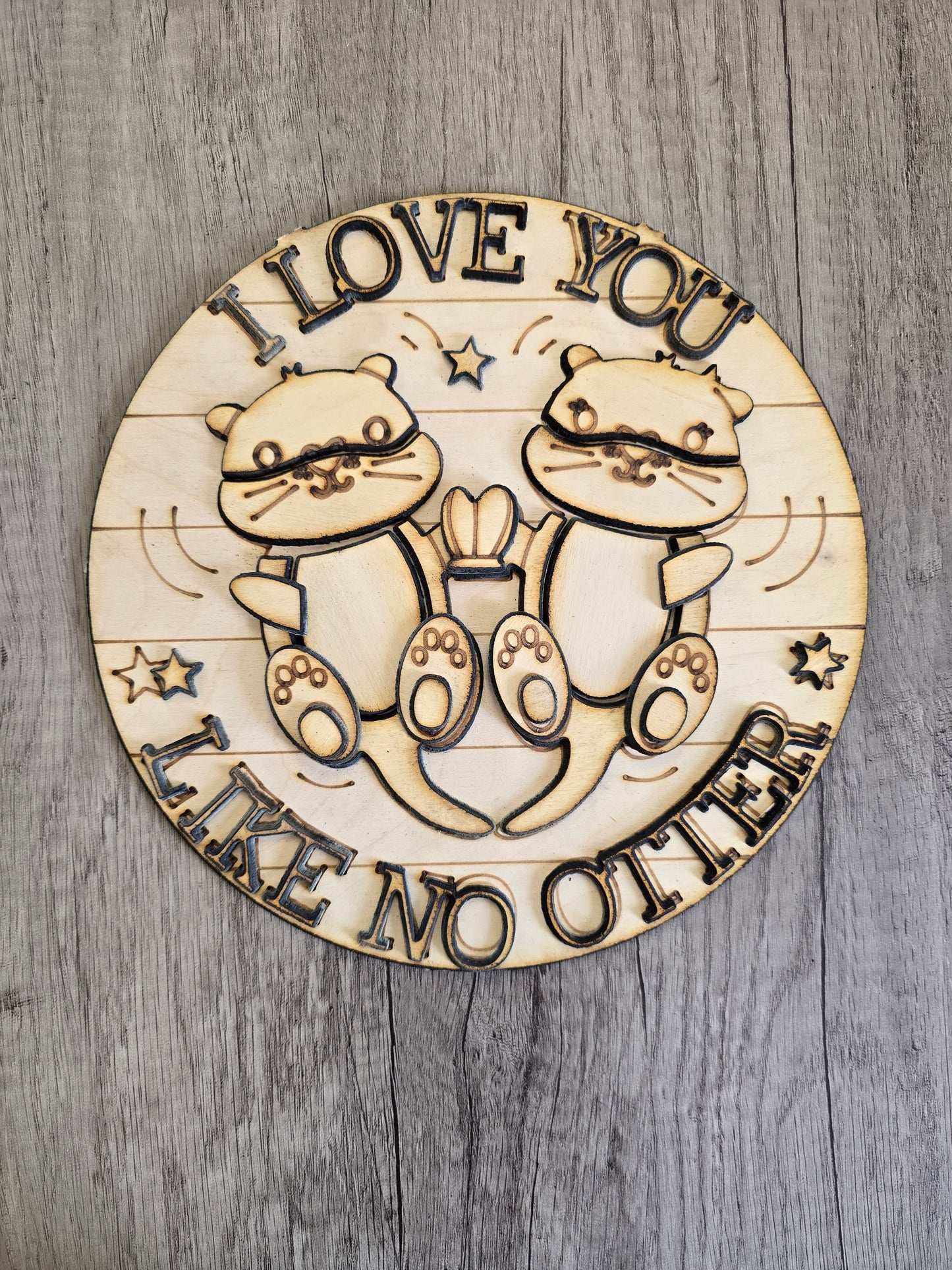 Valentine Round Wood Sign Collection