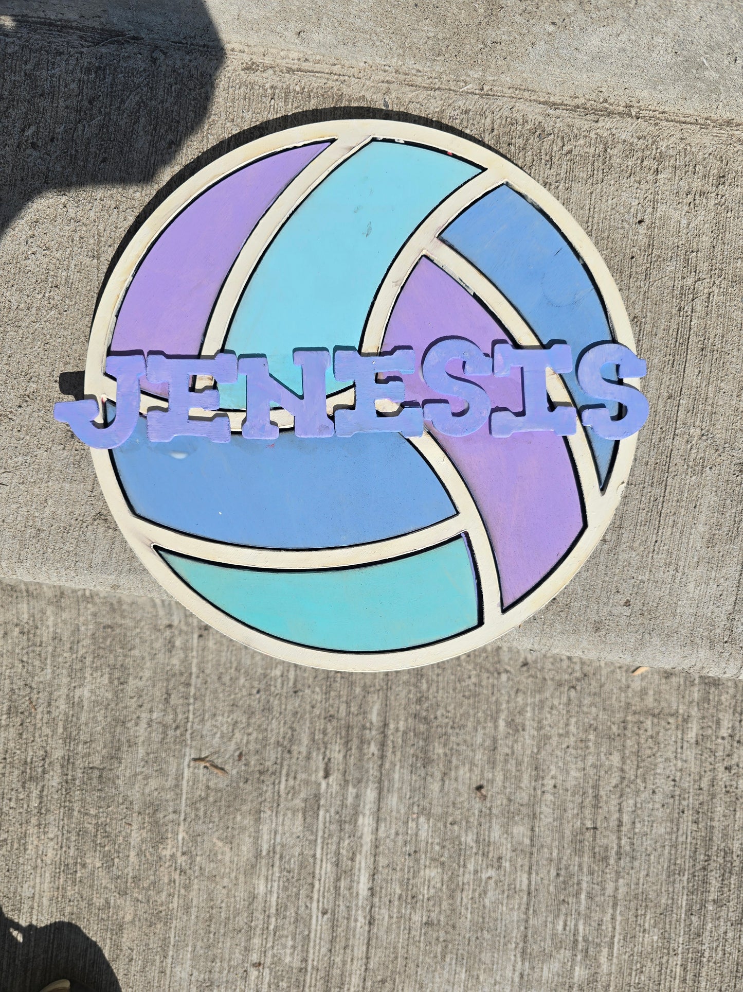 Custom Volleyball Name Signs