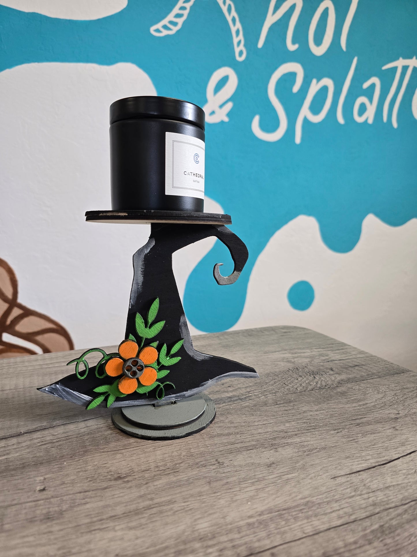Witch Hat Candle Holder