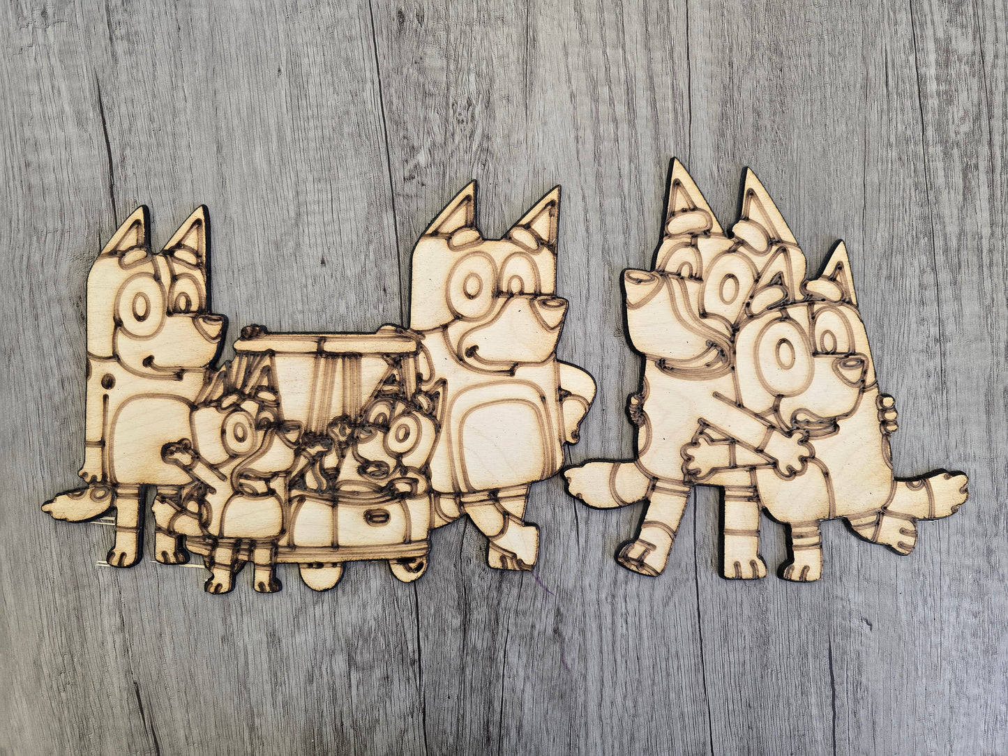 6 inch Bluey Characters bundles