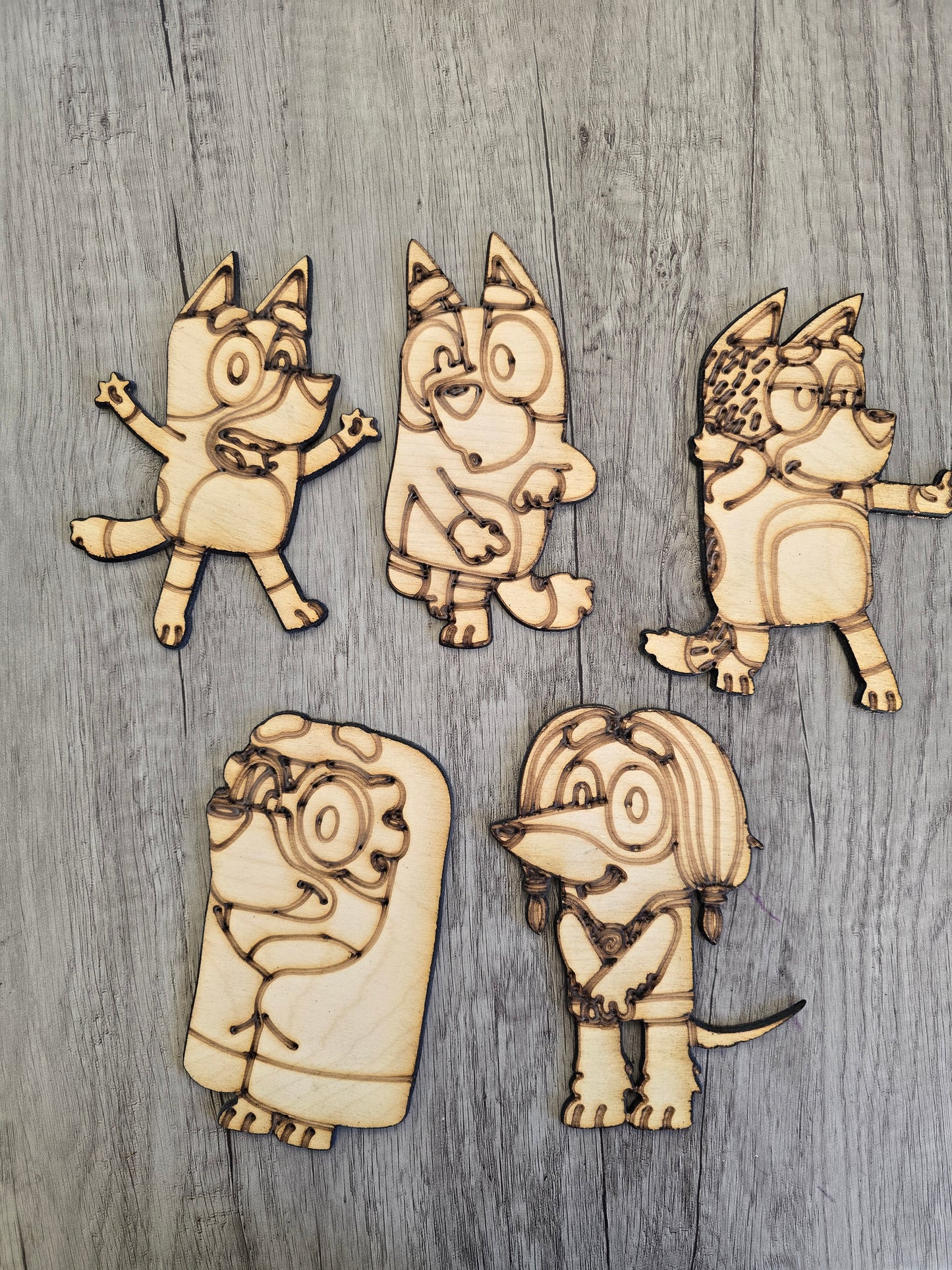 6 inch Bluey Characters bundles