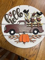 Fall Door Hangers – 15" Paint-Your-Own Round Signs