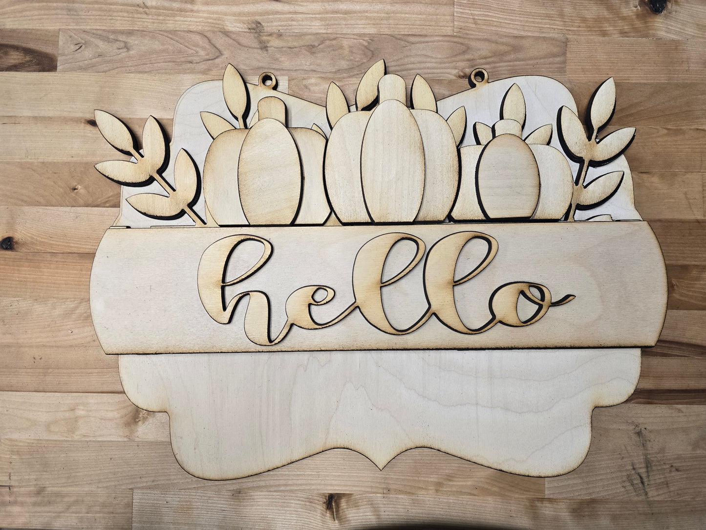 Pumpkin Insert (for Scalloped Interchangeable Sign)