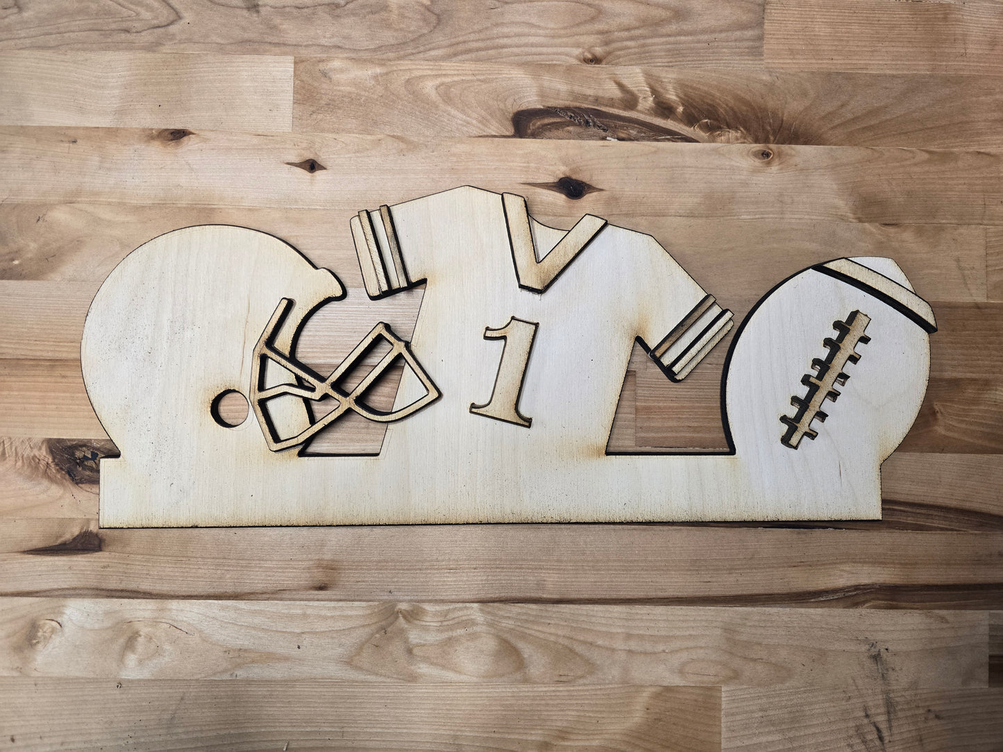 Football Insert (for Scalloped Interchangeable Sign)