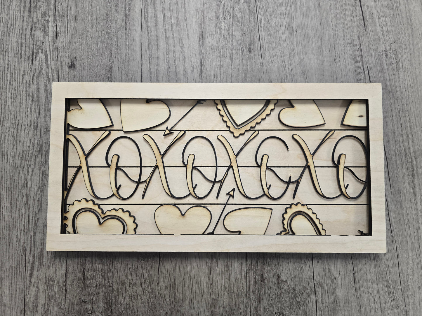 Interchangeable Framed Sign with one insert