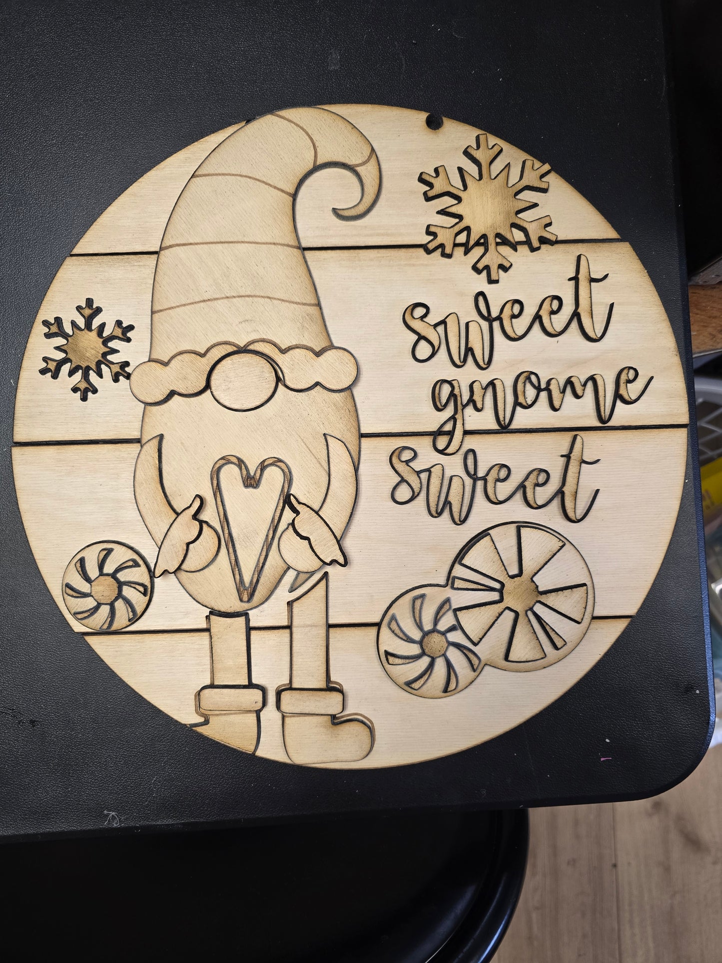 Winter Door Hangers – 15" Paint-Your-Own Round Signs