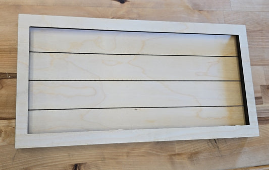 Interchangeable Framed Sign with one insert