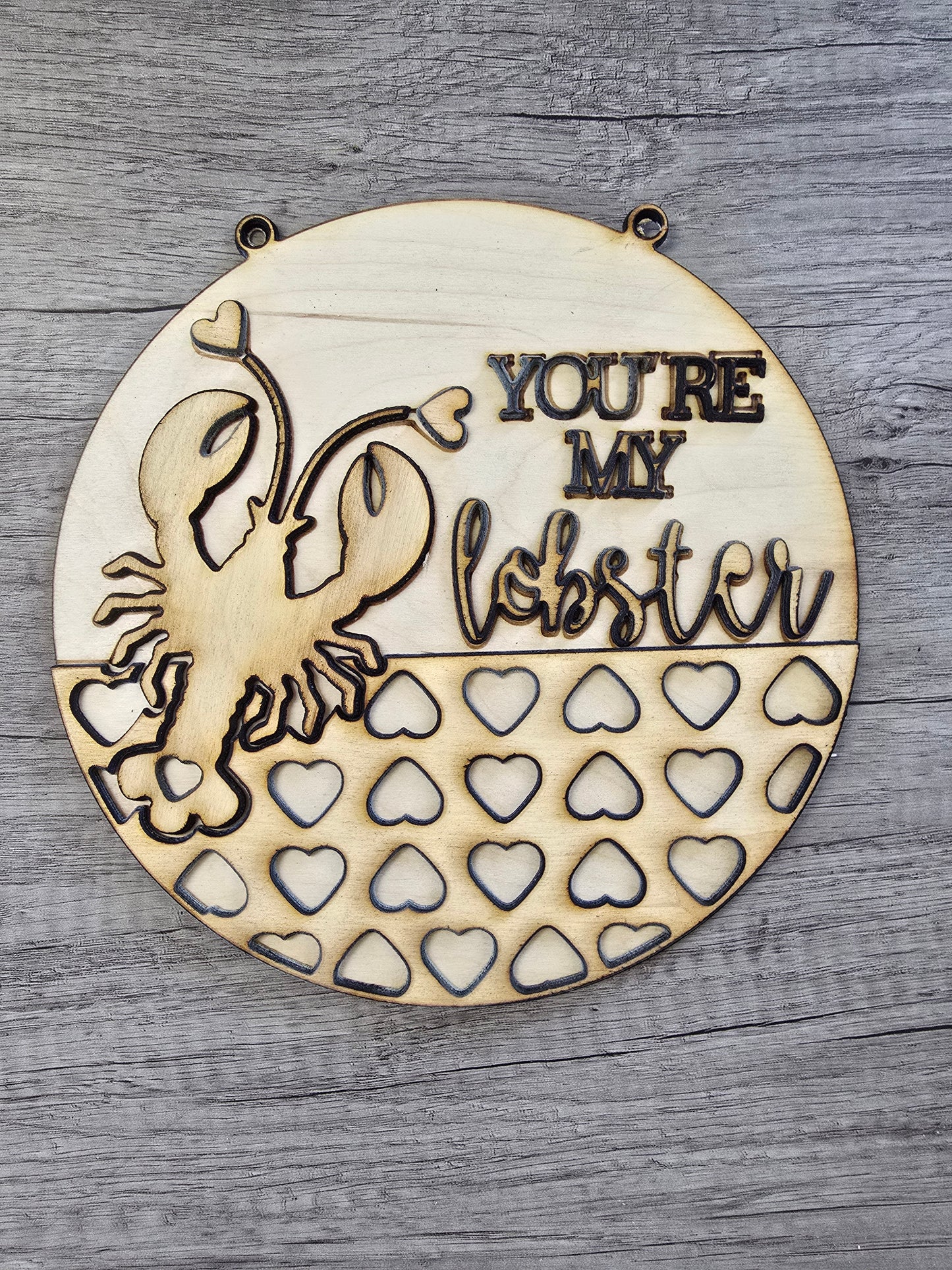 Valentine Round Wood Sign Collection