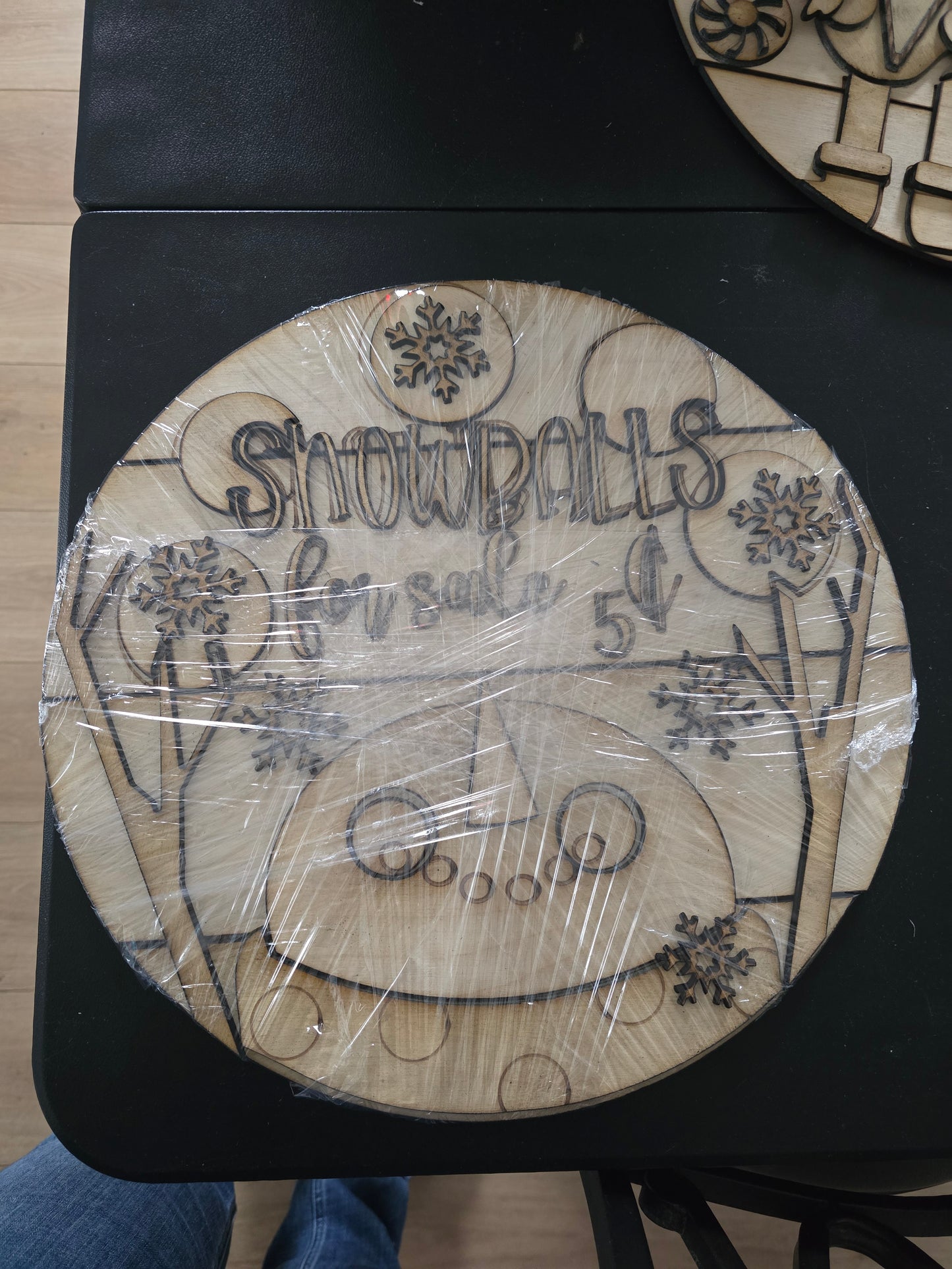 Winter Door Hangers – 15" Paint-Your-Own Round Signs