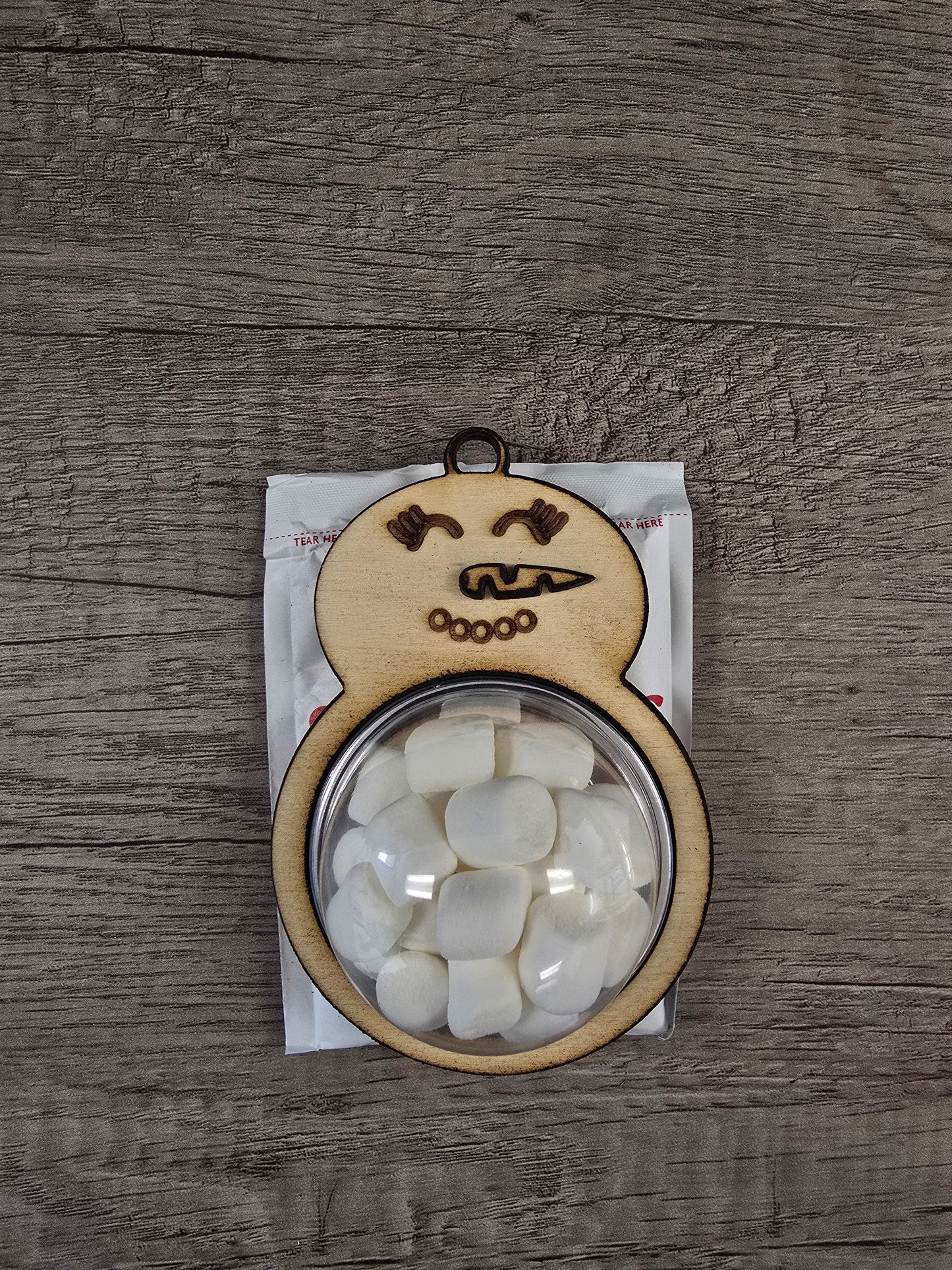 Hot Cocoa Buddy – Wooden Toppers with Marshmallow Dome