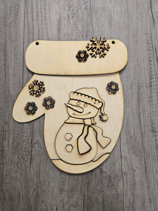 Snowman Paint-Your-Own Wood Projects