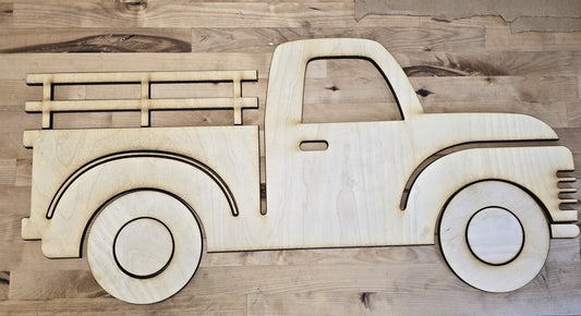 Vintage Truck Wall Sign