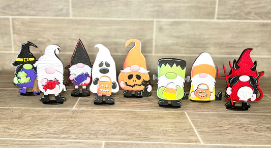 Halloween Standing Gnome Set